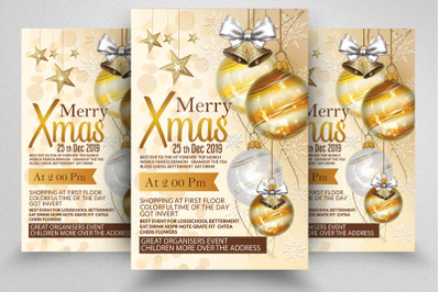 Merry Christmas Event Flyer Template