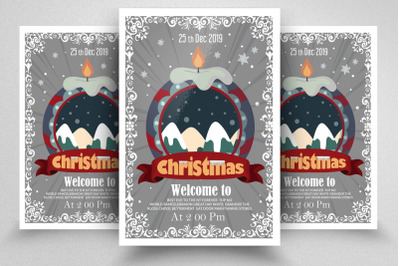 Christmas Greeting Flyer Template