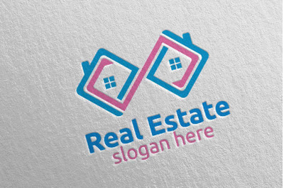 Real Estate Infinity Logo Design 38