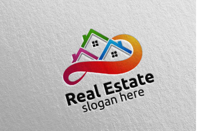 Real Estate Infinity Logo Design 41