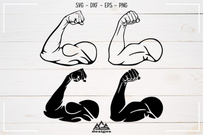 Muscle Arm Work out Svg Design