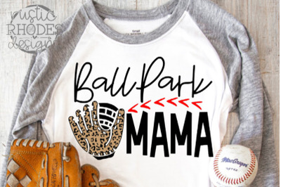 Ball Park Mama {Cheetah Glove} SVG / PNG Cut File