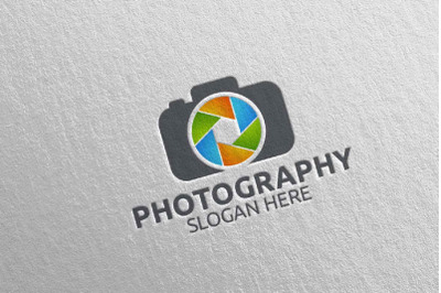 Abstract Camera Photography Logo