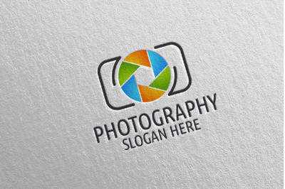 Abstract Camera Photography Logo 2