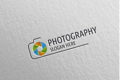 Abstract Camera Photography Logo 3