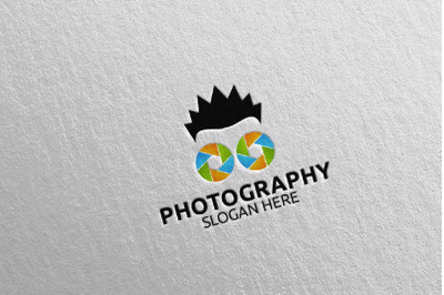 Geek Camera Photography Logo 20