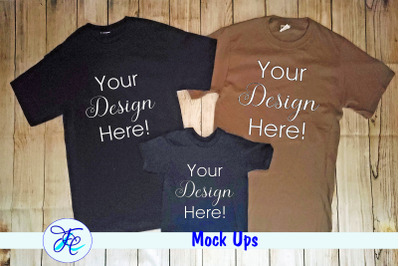 Family Shirts Mock Up