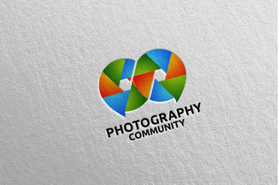 Abstract Camera Photography Logo 36