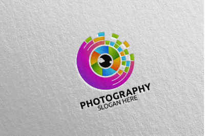 Abstract Camera Photography Logo 38