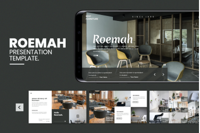 Roemah - Furniture &amp; Home Decoration Powerpoint Template
