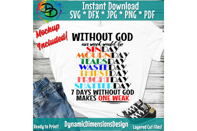 God SVG&2C; Without God svg&2C; Rooted&2C; Christ&2C; Christian svg&2C; png instant d