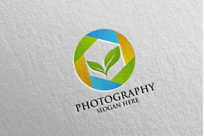 Nature Camera Photography Logo 55