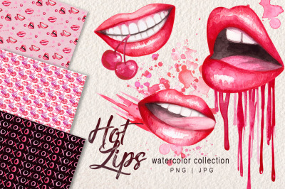 Watercolor Lips Collection