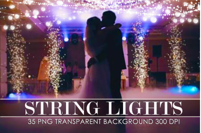 String lights overlay