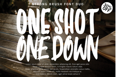 ONE SHOT FONT DUO !!!