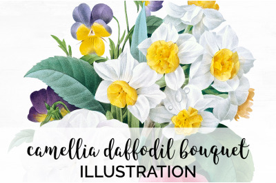 Daffodil Bouquet Clipart