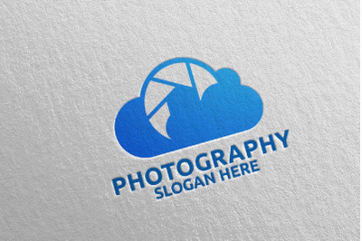 Cloud Camera Photography Logo 78