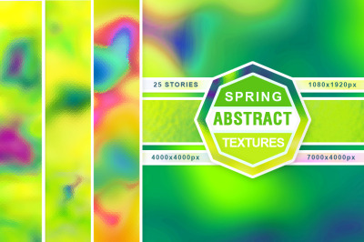 Spring abstract textures