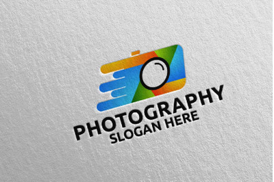 Speed Camera Photography Logo 80