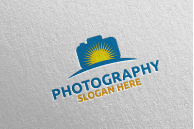 Sunrise Camera Photography Logo 83