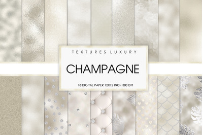 wedding digital paper champagne