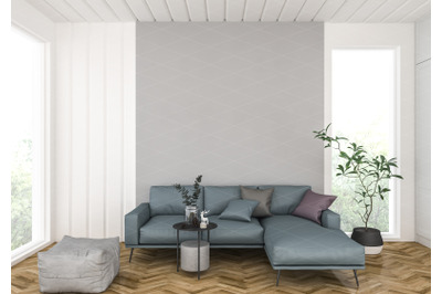 Interior scene - artwork background - interior mockup