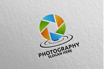 Water Camera Photography Logo 85