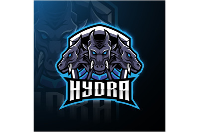 Hydra esport mascot logo design