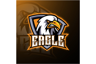 Eagle sport mascot logo design