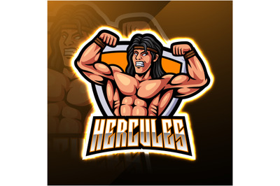 Hercules esport mascot logo design