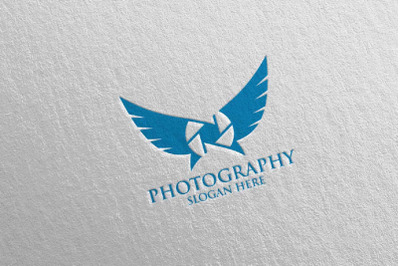 Fly Wing Camera Photography Logo 93