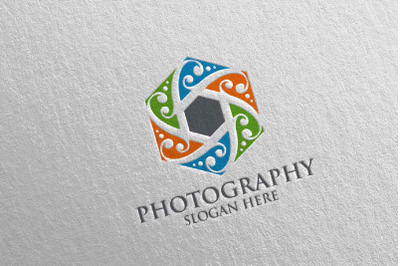 Nature Camera Photography Logo 95