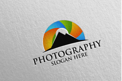 Nature Camera Photography Logo 96