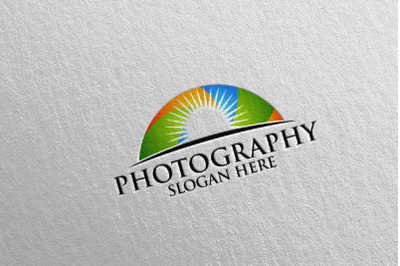 Sunrise Camera Photography Logo 97