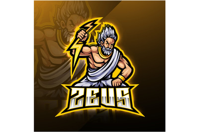 Zeus sport mascot logo design