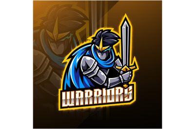 Warriors sport mascot logo design