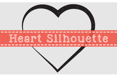 Heart silhouette Design