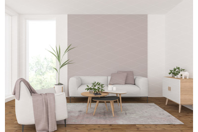 Interior scene - artwork background - interior mockup