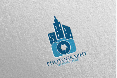 Real Estate Camera Photography Logo 104