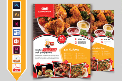 Restaurant Flyer. Vol-05