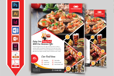 Restaurant Flyer. Vol-08