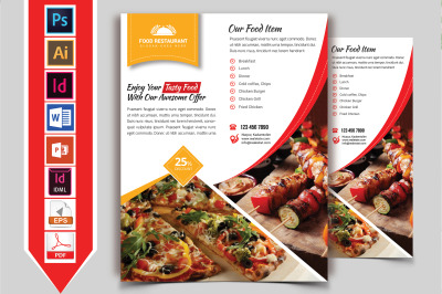 Restaurant Flyer. Vol-10