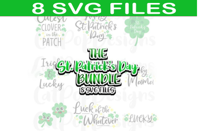 St Patrick&#039;s Day SVG Bundle - 8 SVGS