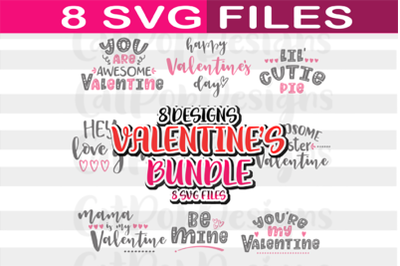 BIG Valentine&#039;s Day SVG Bundle - 8 SVGs