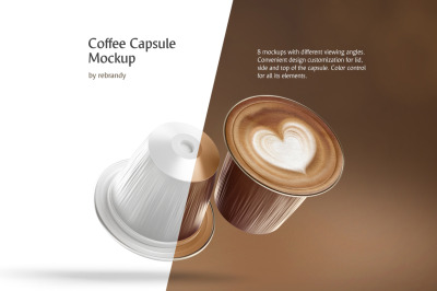 Coffee Capsule Mockup