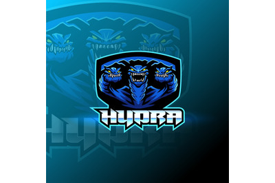 Hydra esport mascot logo design