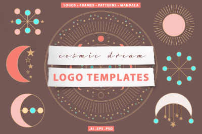 Cosmic Dream Logo Template Kit