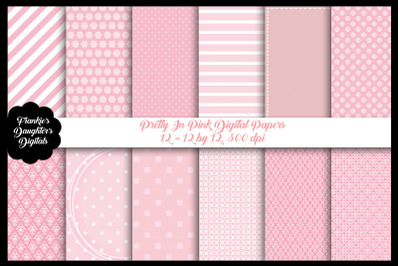 Pretty in Pink Valentines Day Papers