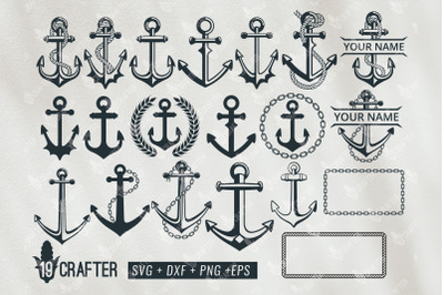 anchor ship svg bundle