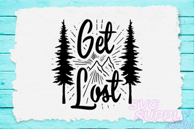 Get lostsvg design for adventure tshirt